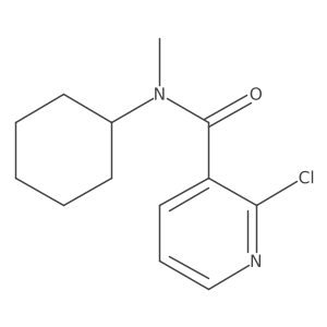 2-Chloro-N-cyclohexyl-N-methylnicotinamide结构式