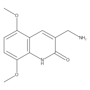 3-(Aminomethyl)-5,8-dimethoxyquinolin-2-ol结构式