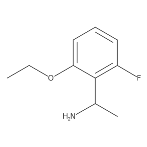1-(2-Ethoxy-6-fluorophenyl)ethanamine结构式