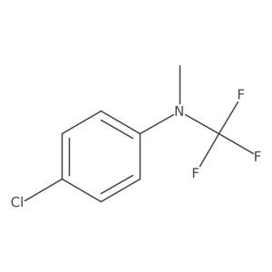 4-chloro-N-methyl-N-(trifluoromethyl)aniline Structure
