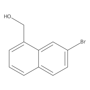 7-Bromo-1-naphthalenemethanol结构式