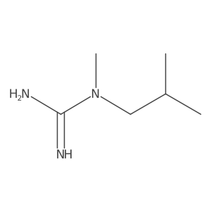 N-Methyl-N-(2-methylpropyl)guanidine结构式