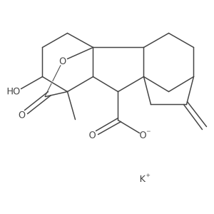 C=C1CC23CC1CCC2C12CCC(O)C(C)(C(=O)O1)C2C3C(=O)[O-].[K+]结构式