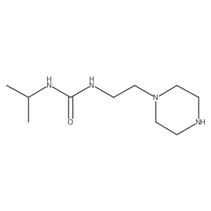 1-[2-(Piperazin-1-yl)ethyl]-3-(propan-2-yl)urea结构式