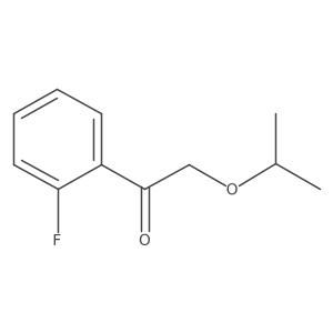 1-(2-Fluorophenyl)-2-(propan-2-yloxy)ethan-1-one结构式