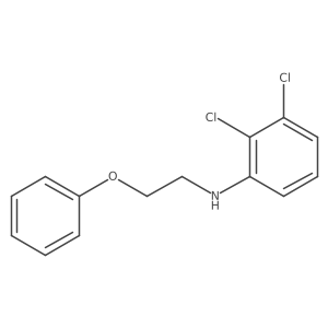 2,3-Dichloro-N-(2-phenoxyethyl)benzenamine Structure