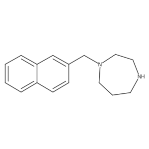 1-(Naphthalen-2-ylmethyl)-1,4-diazepane结构式