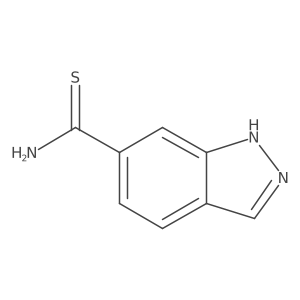 1H-indazole-6-carbothioamide结构式