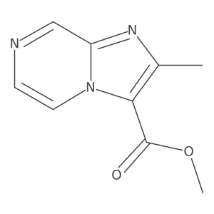 Methyl 2-methylimidazo[1,2-a]pyrazine-3-carboxylate Structure