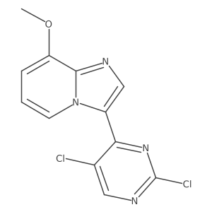 3-(2,5-Dichloropyrimidin-4-yl)-8-methoxyimidazo[1,2-a]pyridine Structure