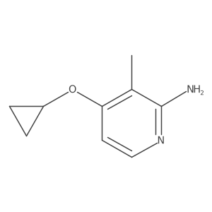 4-Cyclopropoxy-3-methylpyridin-2-amine结构式