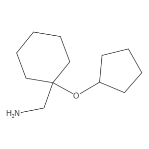 [1-(Cyclopentyloxy)cyclohexyl]methanamine Structure