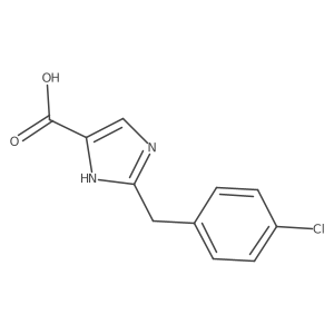 2-(4-Chlorobenzyl)-1h-imidazole-4-carboxylic acid Structure