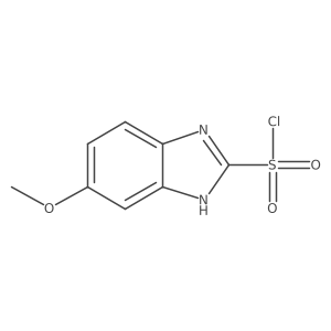 5-Methoxy-1H-benzimidazole-2-sulfonyl chloride结构式