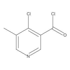 4-Chloro-5-methylnicotinoyl chloride结构式