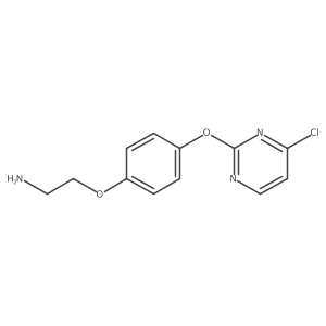 2-[4-[(4-Chloro-2-pyrimidinyl)oxy]phenoxy]ethanamine Structure