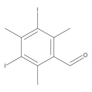 3,5-Diiodo-2,4,6-trimethylbenzaldehyde Structure