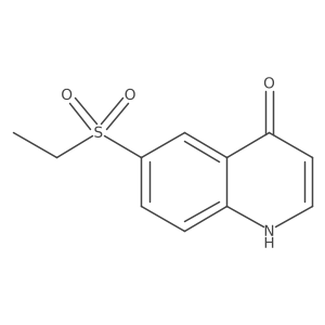 6-(Ethylsulfonyl)-4-quinolinol结构式