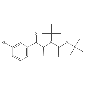 tert-butyl N-tert-butyl-N-[1-(3-chlorophenyl)-1-oxopropan-2-yl]carbamate Structure