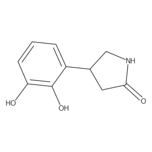 4-(2,3-Dihydroxyphenyl)pyrrolidin-2-one Structure