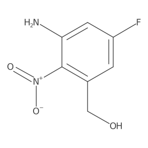 (3-Amino-5-fluoro-2-nitrophenyl)methanol结构式