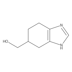 (4,5,6,7-tetrahydro-1H-1,3-benzodiazol-5-yl)methanol结构式
