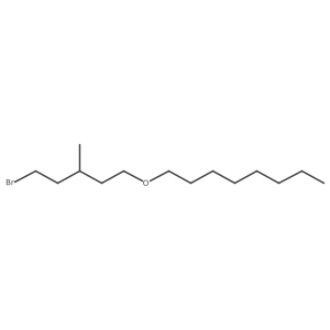 1-(5-Bromo-3-methylpentyloxy)octane Structure
