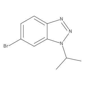 6-bromo-1-isopropyl-1H-benzo[d][1,2,3]triazole Structure