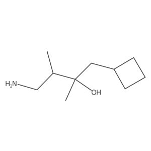4-Amino-1-cyclobutyl-2,3-dimethylbutan-2-ol Structure