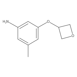 3-Methyl-5-(oxetan-3-yloxy)aniline结构式