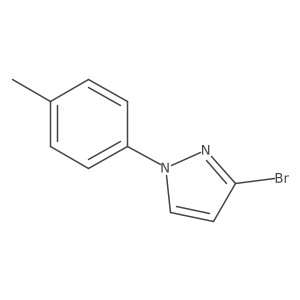 3-Bromo-1-(p-tolyl)-1H-pyrazole结构式
