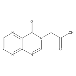 2-(4-Oxopteridin-3(4H)-yl)acetic acid Structure