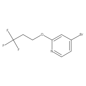 4-Bromo-2-(3,3,3-trifluoropropoxy)pyridine Structure