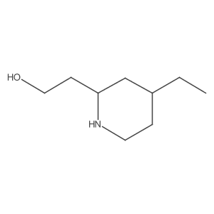 2-(4-Ethylpiperidin-2-yl)ethan-1-ol Structure