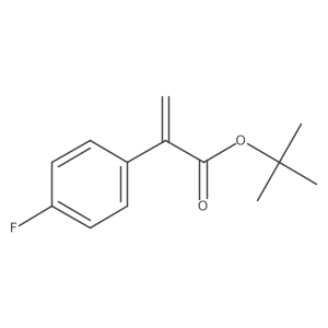 tert-Butyl 2-(4-fluorophenyl)acrylate结构式