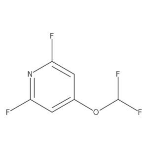 4-(Difluoromethoxy)-2,6-difluoropyridine Structure