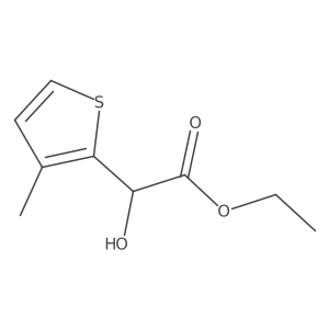 Ethyl I+/--hydroxy-3-methyl-2-thiopheneacetate Structure
