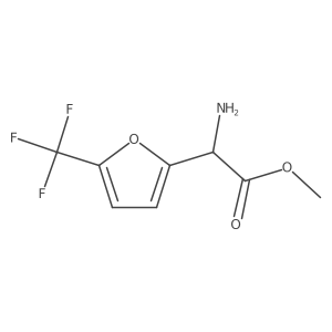 Methyl 2-amino-2-[5-(trifluoromethyl)furan-2-yl]acetate Structure