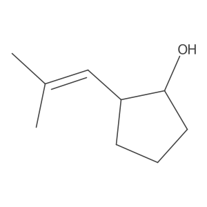 2-(2-Methylprop-1-EN-1-YL)cyclopentan-1-OL结构式