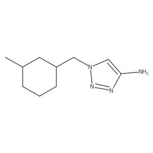 1-[(3-Methylcyclohexyl)methyl]-1H-1,2,3-triazol-4-amine结构式