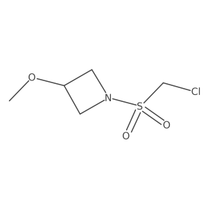 1-Chloromethanesulfonyl-3-methoxyazetidine结构式