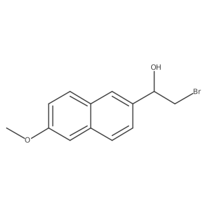 2-Bromo-1-(6-methoxynaphthalen-2-yl)ethanol Structure