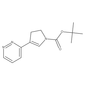 Tert-butyl 2,3-dihydro-4-(pyridazin-3-yl)pyrrole-1-carboxylate Structure