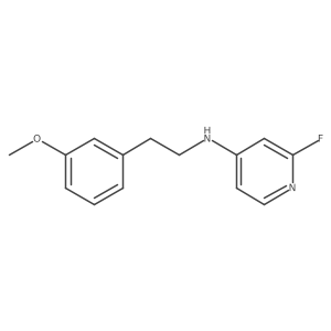 2-fluoro-N-[2-(3-methoxyphenyl)ethyl]pyridin-4-amine结构式