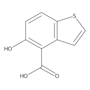 5-Hydroxybenzo[b]thiophene-4-carboxylic acid Structure