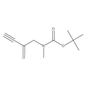 tert-butyl N-methyl-N-(2-oxobut-3-yn-1-yl)carbamate Structure