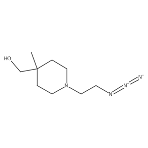 (1-(2-Azidoethyl)-4-methylpiperidin-4-yl)methanol Structure