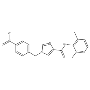 N-(2,6-dimethylphenyl)-1-(4-nitrobenzyl)-1H-imidazole-4-carboxamide Structure