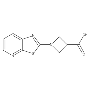 1-(Thiazolo[5,4-b]pyridin-2-yl)azetidine-3-carboxylic acid Structure