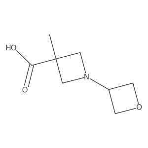 CC1(C(=O)O)CN(C2COC2)C1结构式